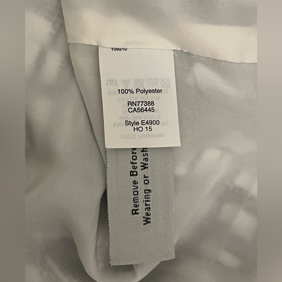 Madewell Black and White Grid Backless Dress - Picture 5 of 5